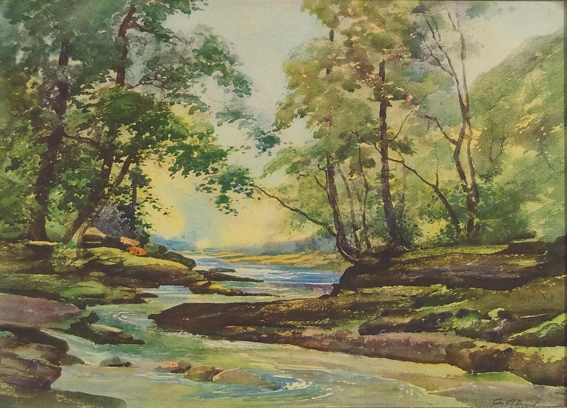 After George Henry Downing - River Eden near Kirkby Stephen and one other, pair of prints, one - Bild 2 aus 11