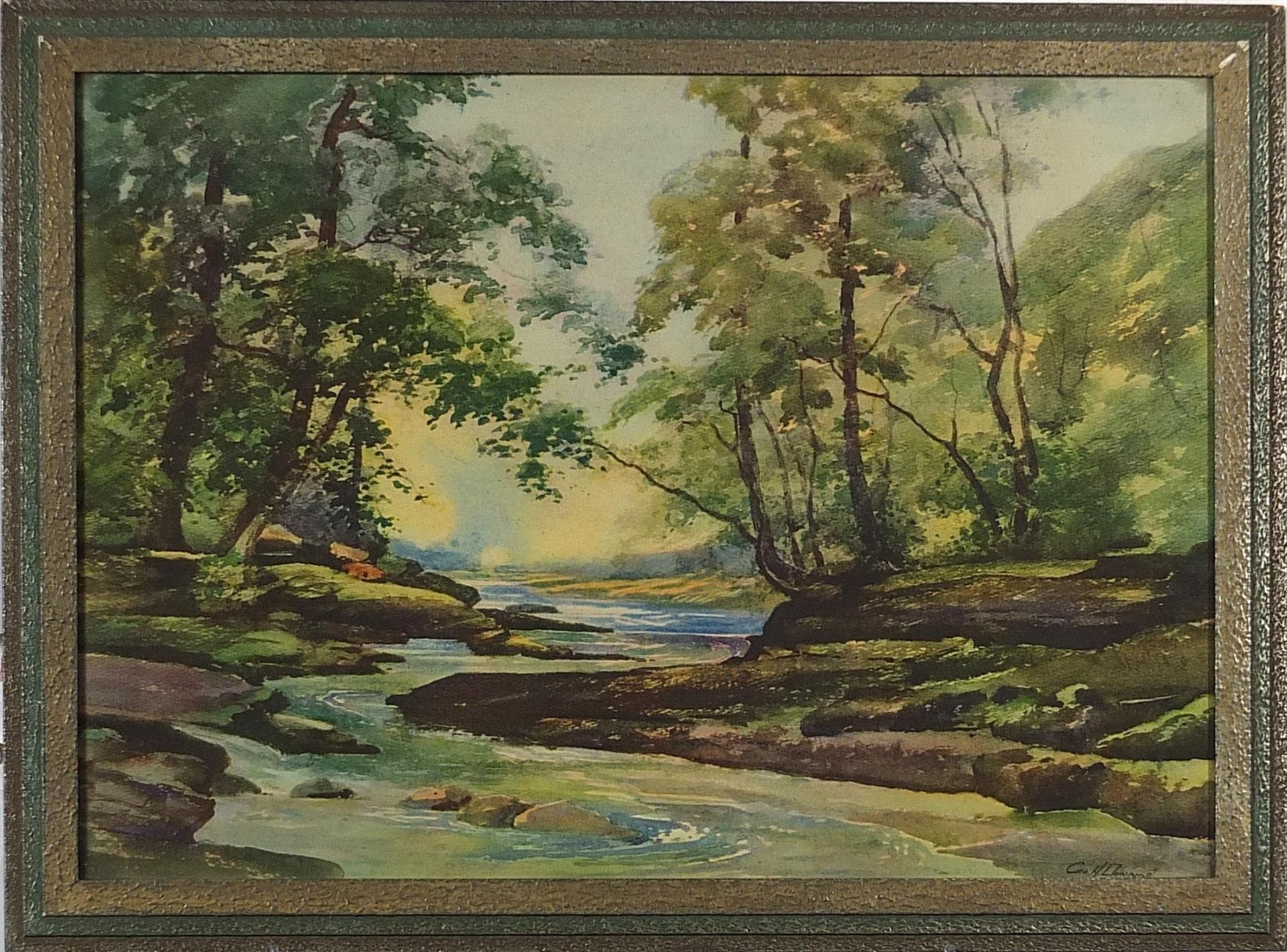 After George Henry Downing - River Eden near Kirkby Stephen and one other, pair of prints, one - Bild 3 aus 11