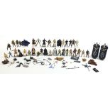 Collection of vintage and later Star Wars figures, accessories and toys