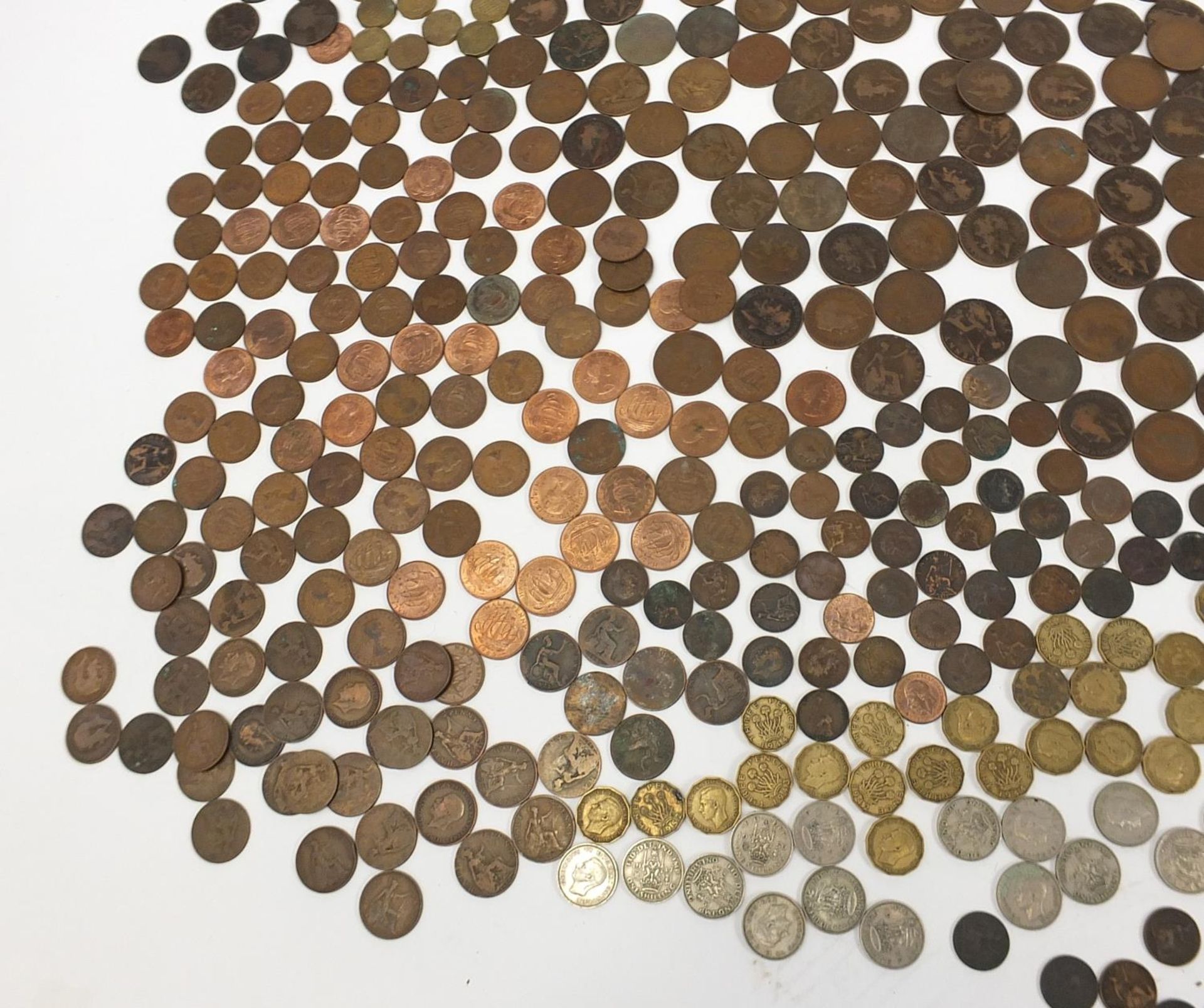 Large collection of British pre decimal and later coinage, some pre 1947 including half crowns and - Bild 6 aus 9