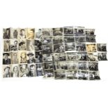 Collection of film stills and photographs of actors from the 1930's, some with stamps to the