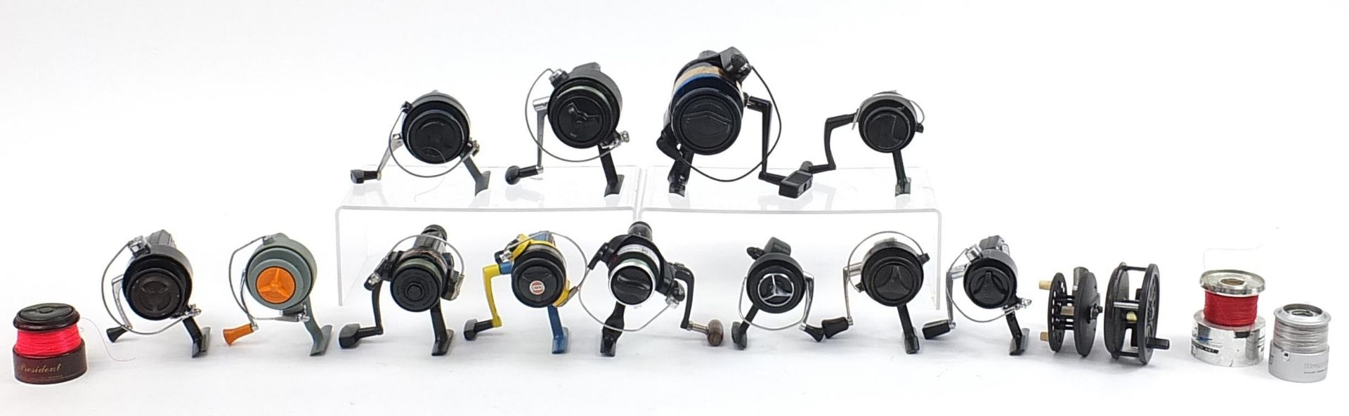 Fishing reels including INNI and Galion