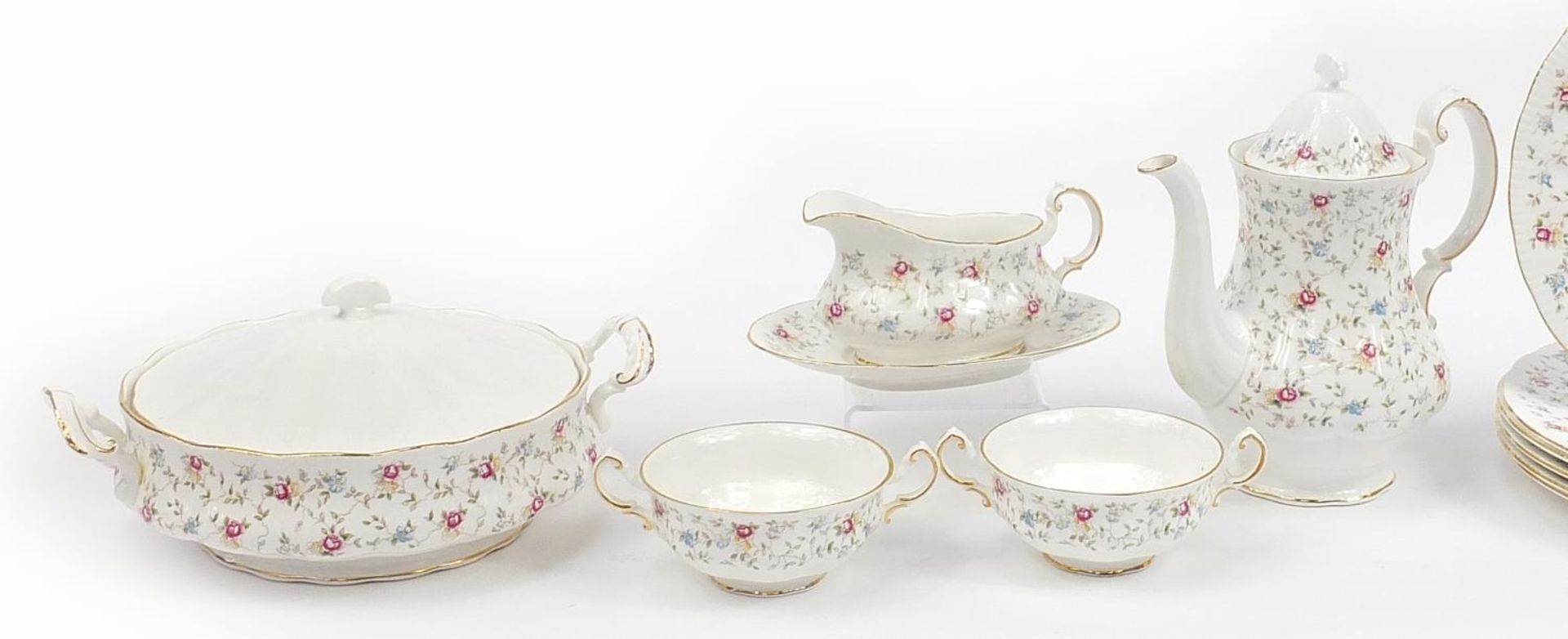 Paragon First Choice tea and dinnerware including teapot, lidded tureen, dinner plates and sauce - Image 2 of 4