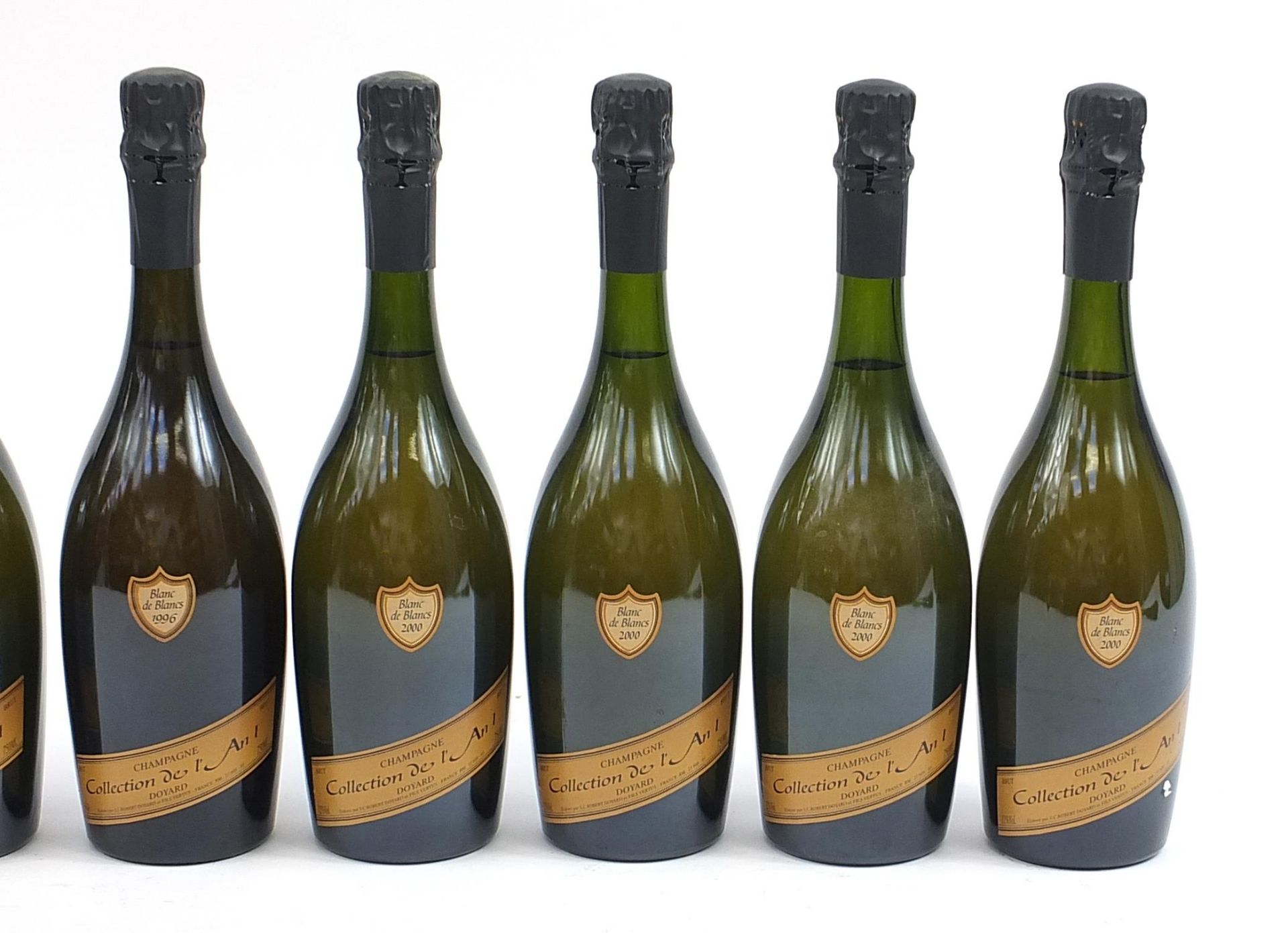 Seven bottles of Blanc de blancs Doyard champagne comprising 2000 and 1996 - Bild 3 aus 3