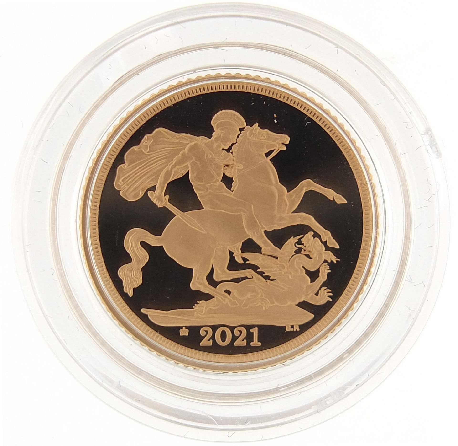 Elizabeth II 2021 gold proof sovereign with box and certificate, 6767/7995 - this lot is sold - Image 2 of 4