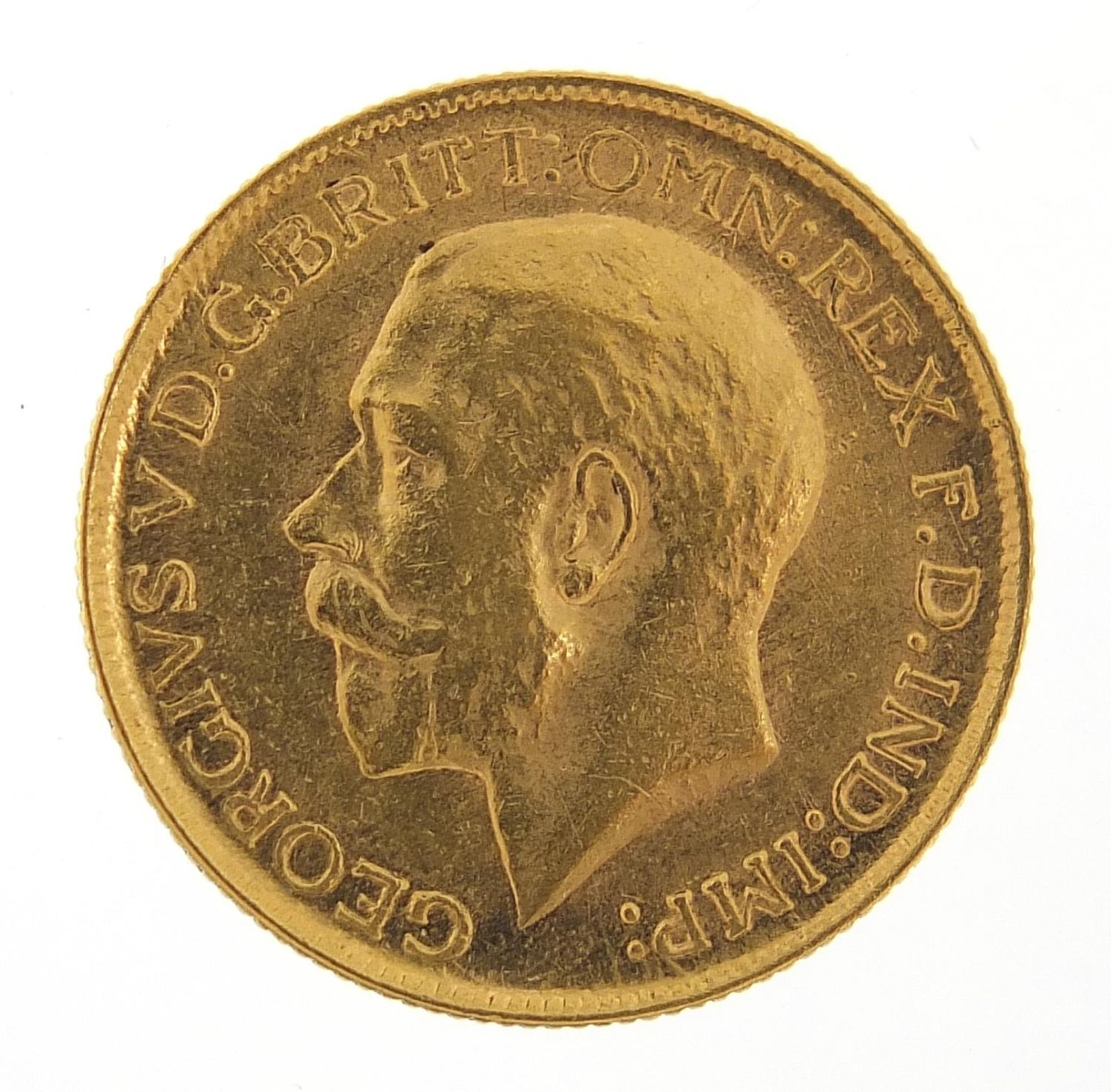 George V 1917 gold sovereign - this lot is sold without buyer?s premium - Image 2 of 3