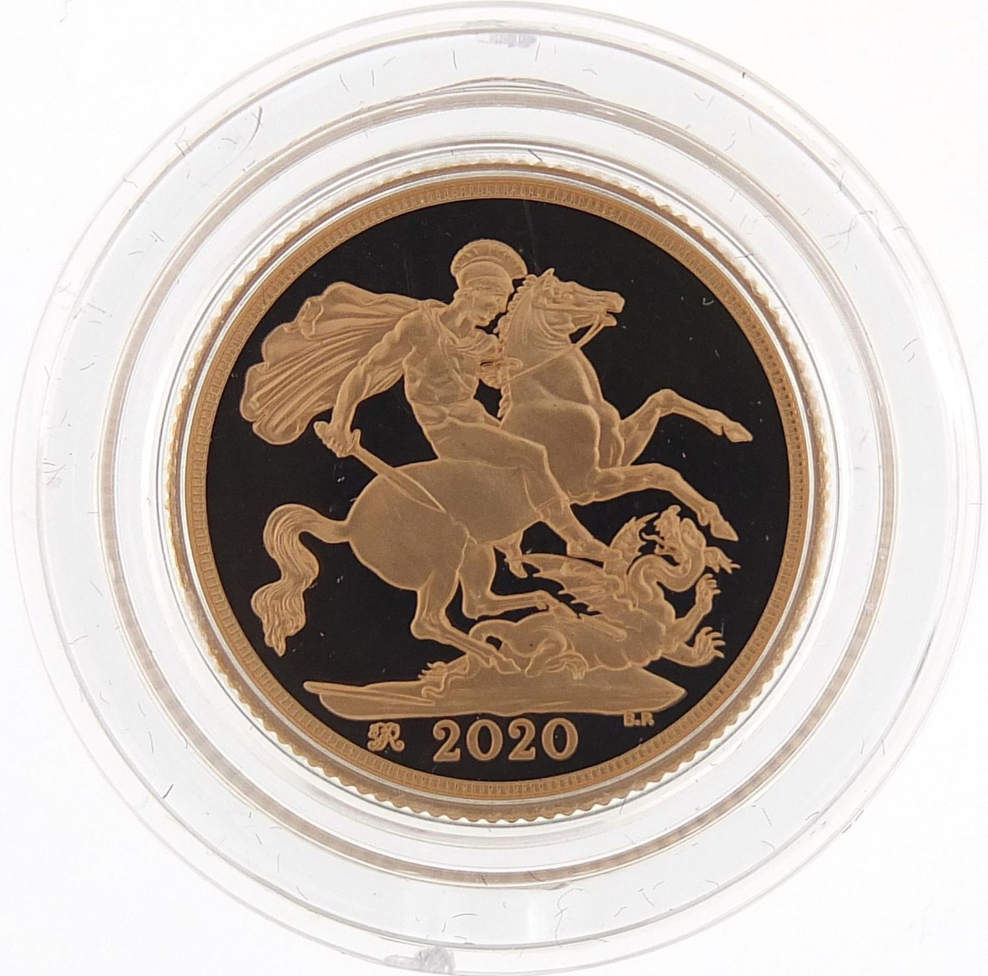 Elizabeth II 2020 gold proof sovereign with box and certificate, 7881/7995 - this lot is sold - Image 2 of 4