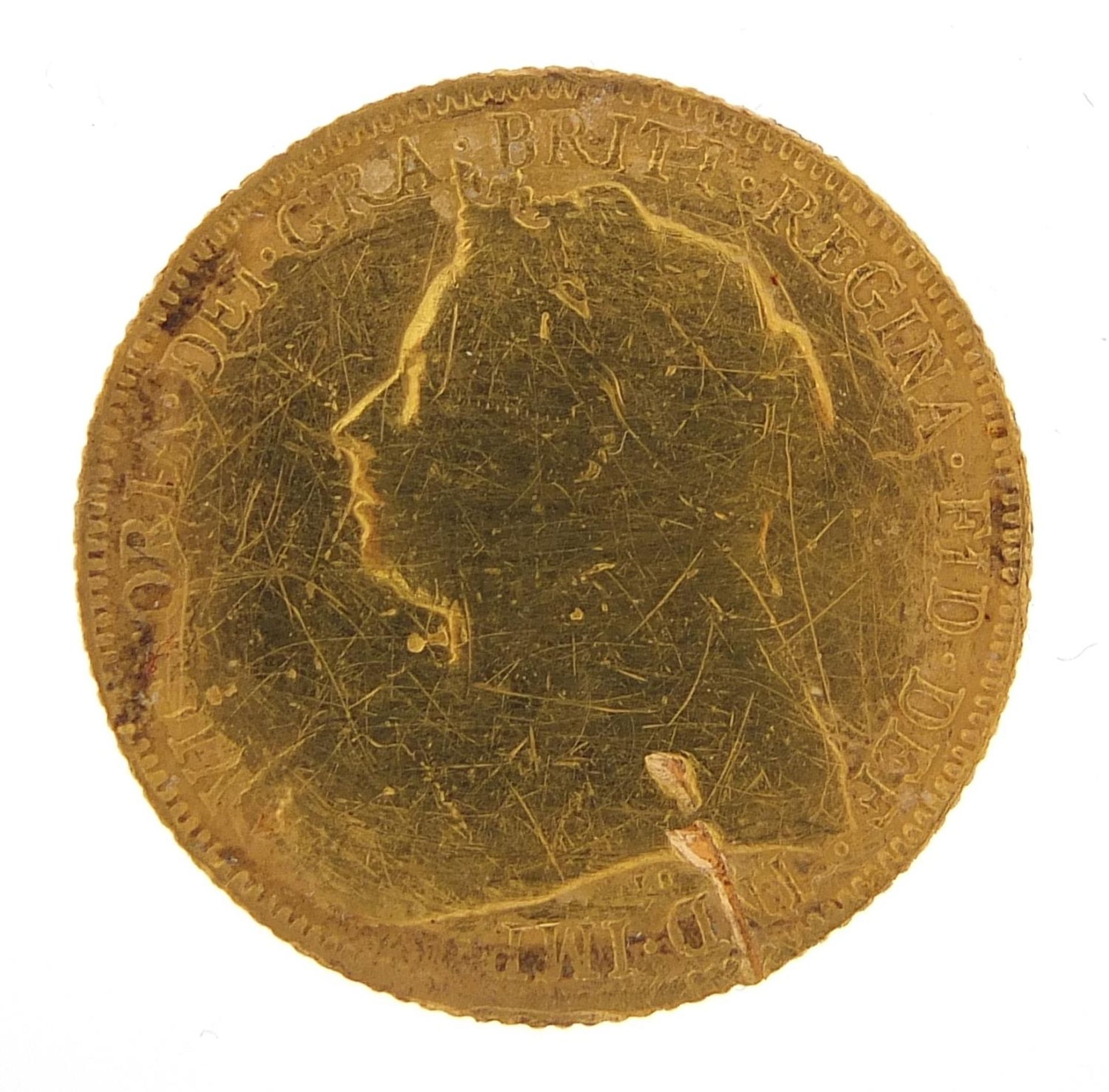 Queen Victoria 1899 gold sovereign - this lot is sold without buyer?s premium - Image 2 of 3