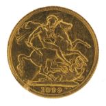 Queen Victoria 1899 gold sovereign - this lot is sold without buyer?s premium
