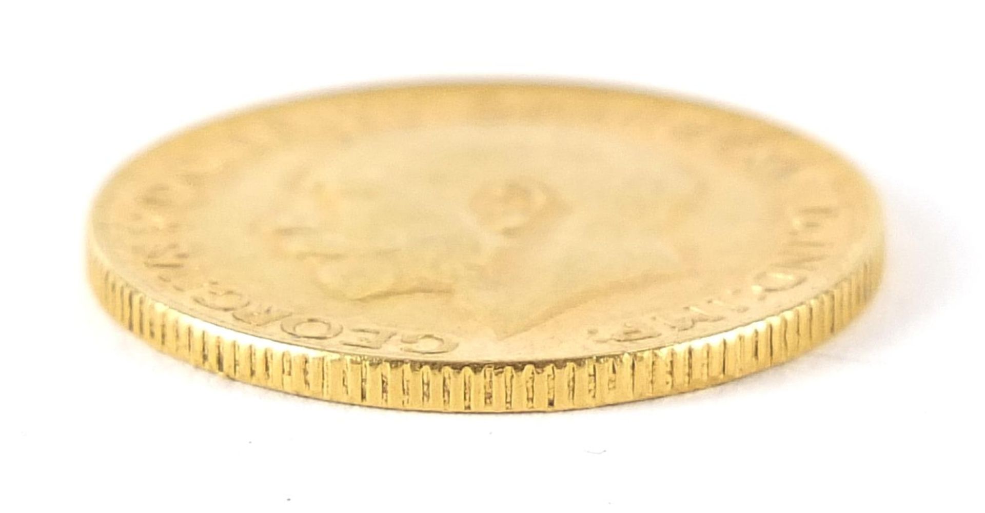George V 1917 gold sovereign - this lot is sold without buyer?s premium - Image 3 of 3