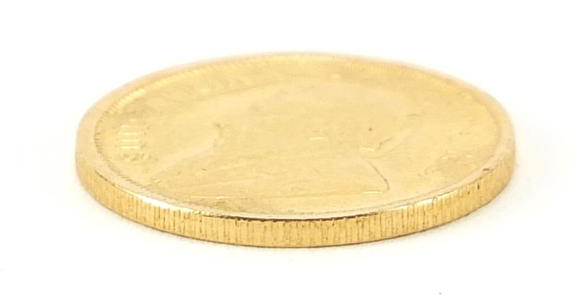 South African 1981 1/10th gold krugerrand - this lot is sold without buyer?s premium, the hammer - Image 3 of 3