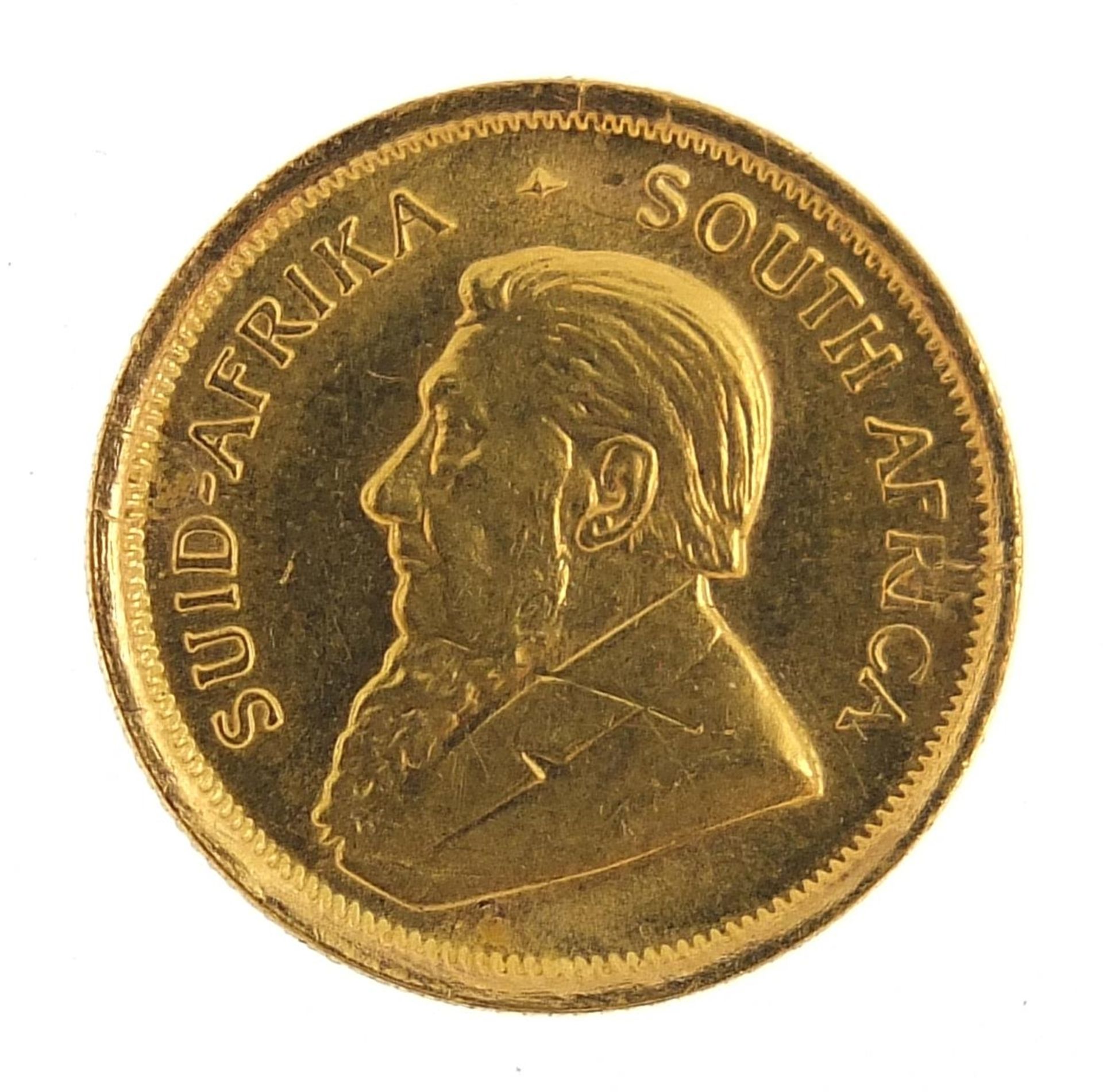 South African 1981 1/10th gold krugerrand - this lot is sold without buyer?s premium, the hammer - Image 2 of 3