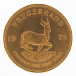 South African 1975 gold krugerrand - this lot is sold without buyer?s premium