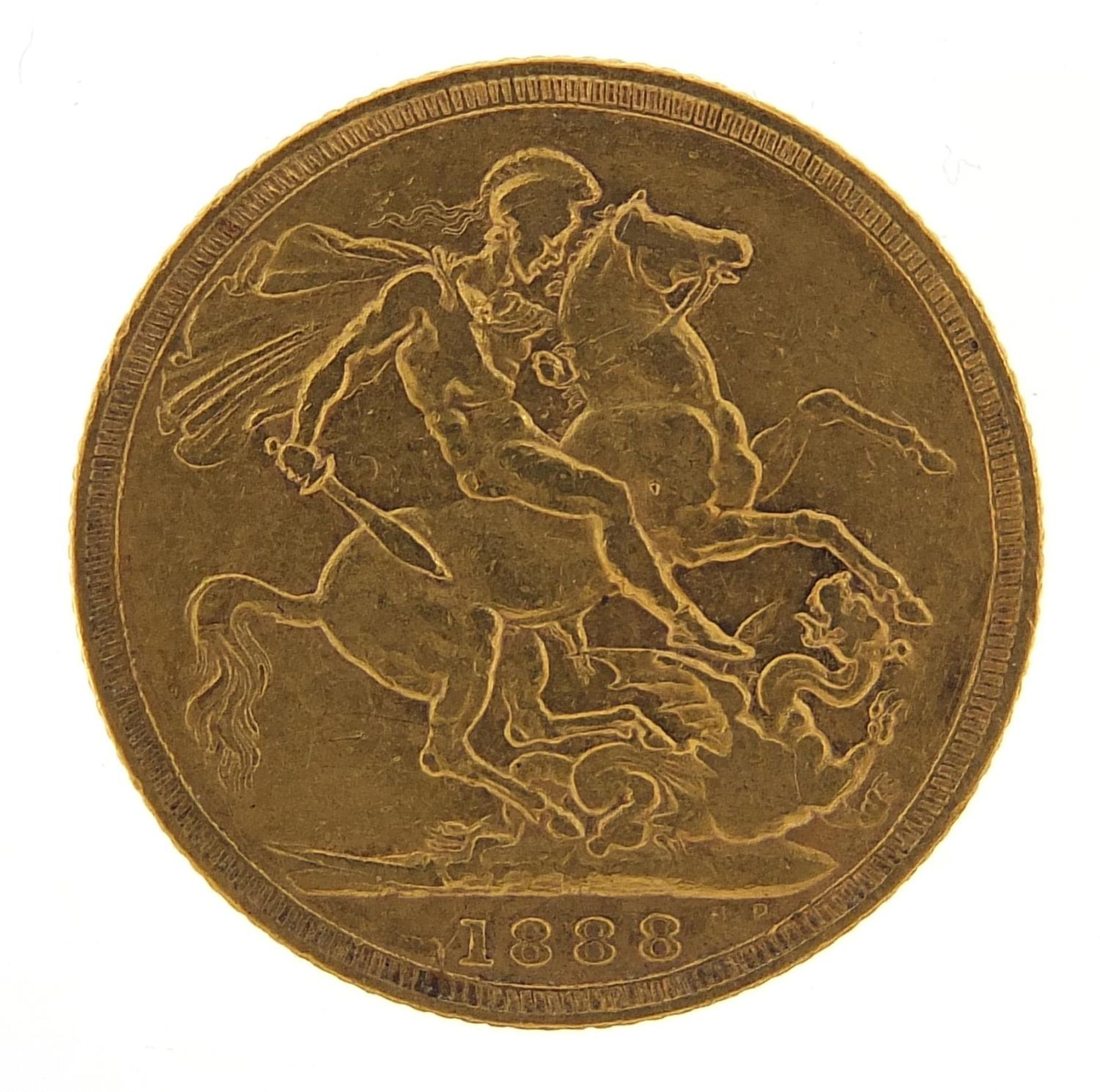 Queen Victoria 1888 gold sovereign - this lot is sold without buyer?s premium