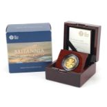 Elizabeth II 2020 Britannia gold proof twenty five pound coin, 685/700 - this lot is sold without