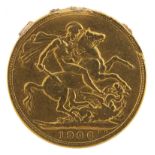 Edward VII 1906 gold sovereign - this lot is sold without buyer?s premium