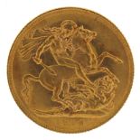 George V 1912 gold sovereign, Perth mint - this lot is sold without buyer?s premium
