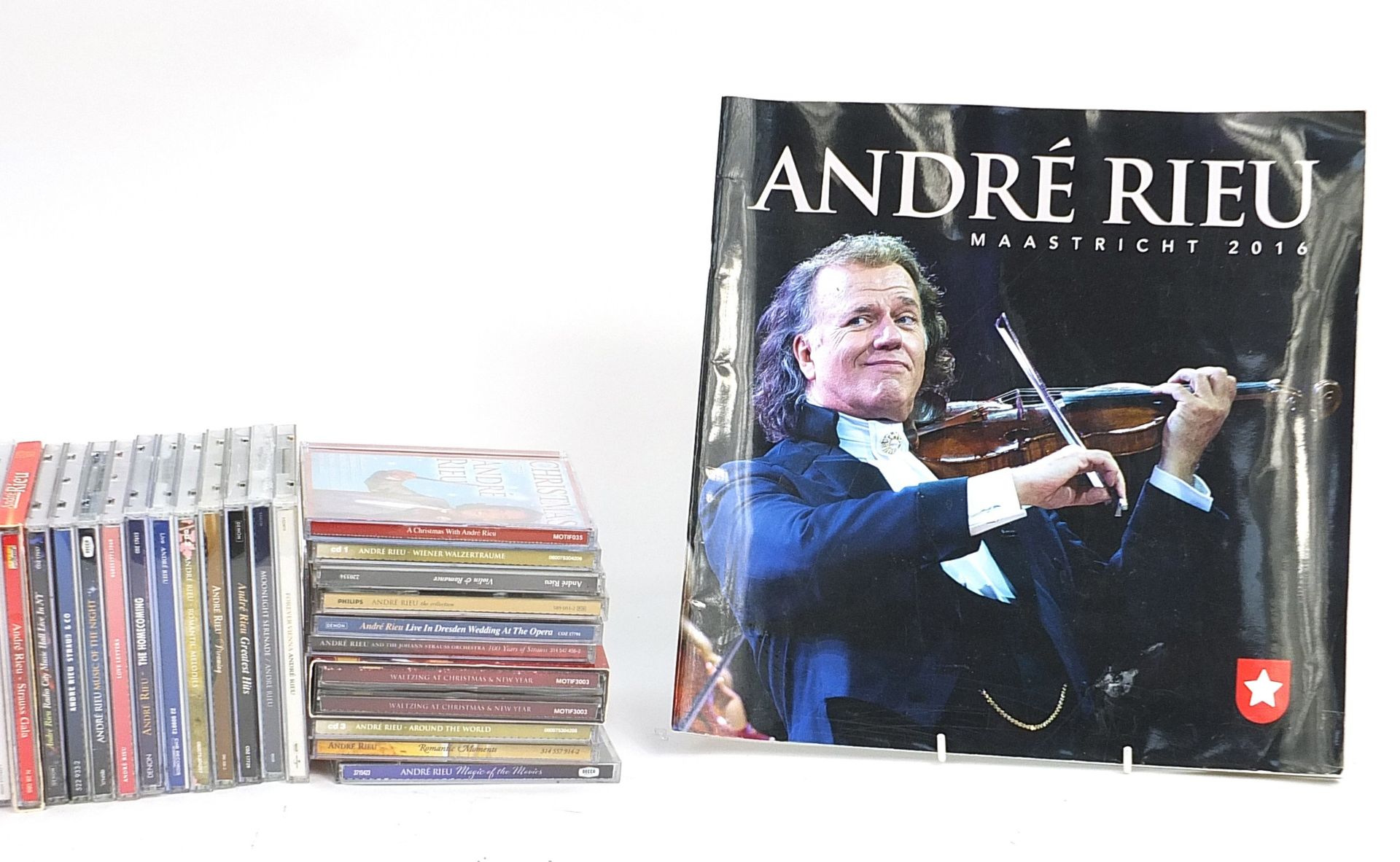 Selection of the celebrity violinist Andre Rieu CD's, DVDs and a Maastricht 2016 programme - Image 3 of 3