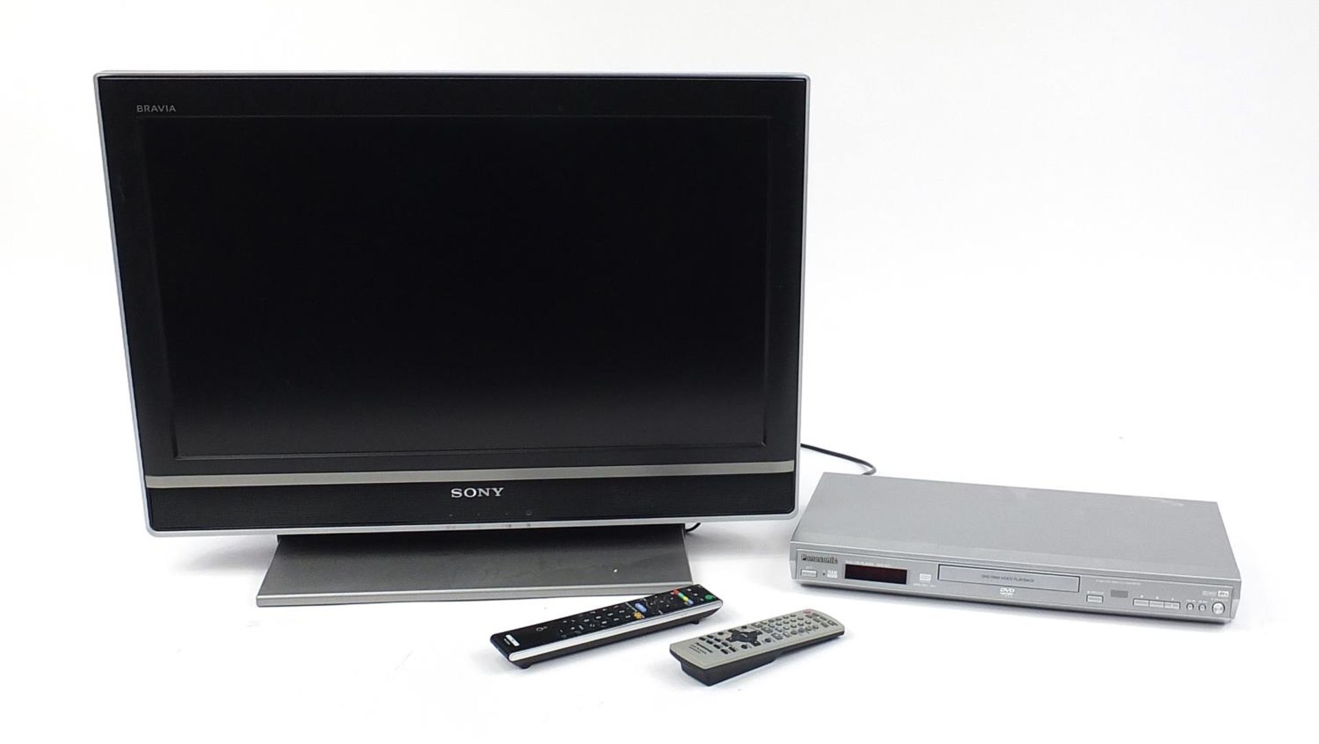 Sony 26 inch LCD TV and Panasonic DVD player