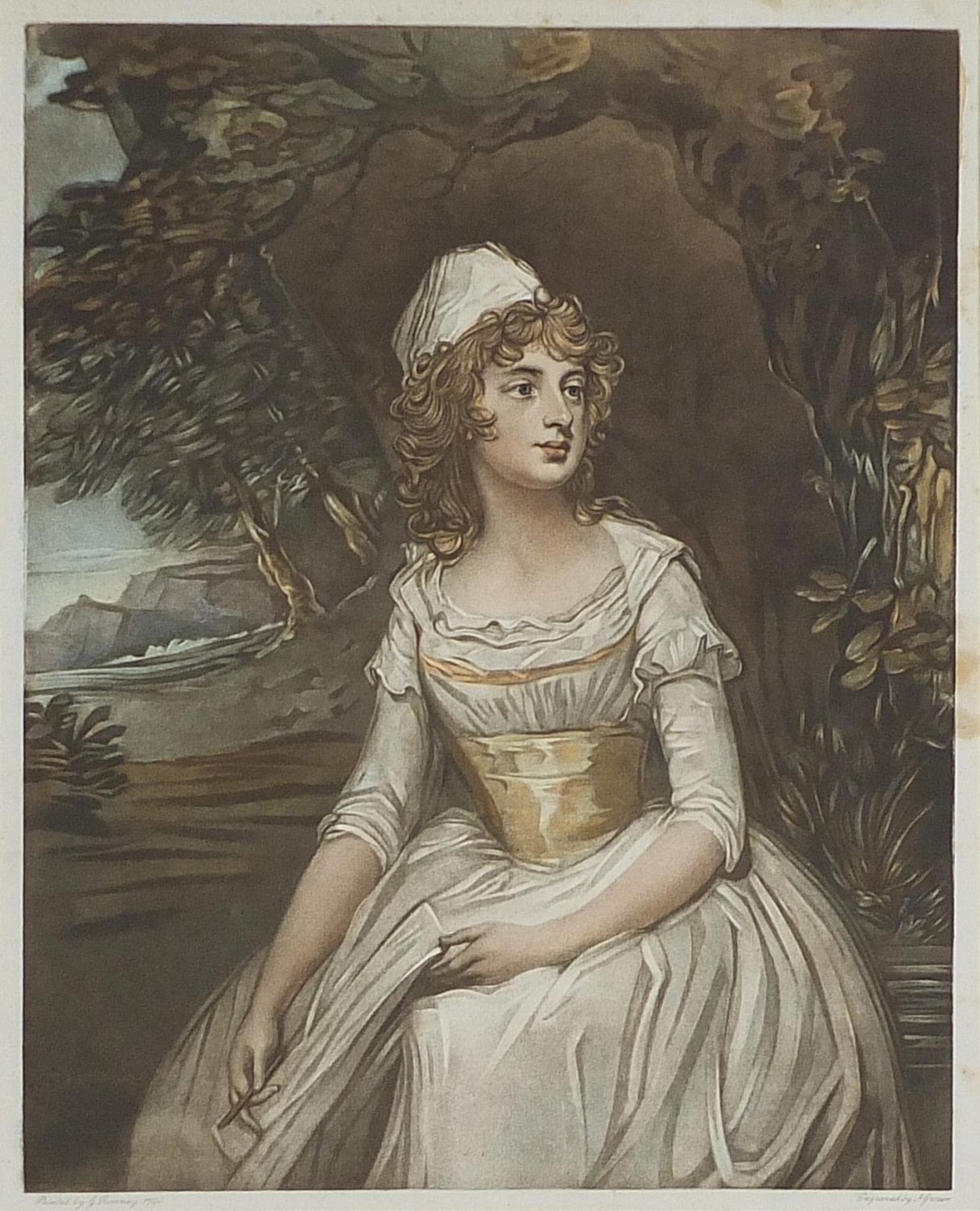 After Sir Joshua Reynolds - Lady Lavinia Bingham, Countess Spencer and Lady Charlotte Feversham - Image 8 of 13