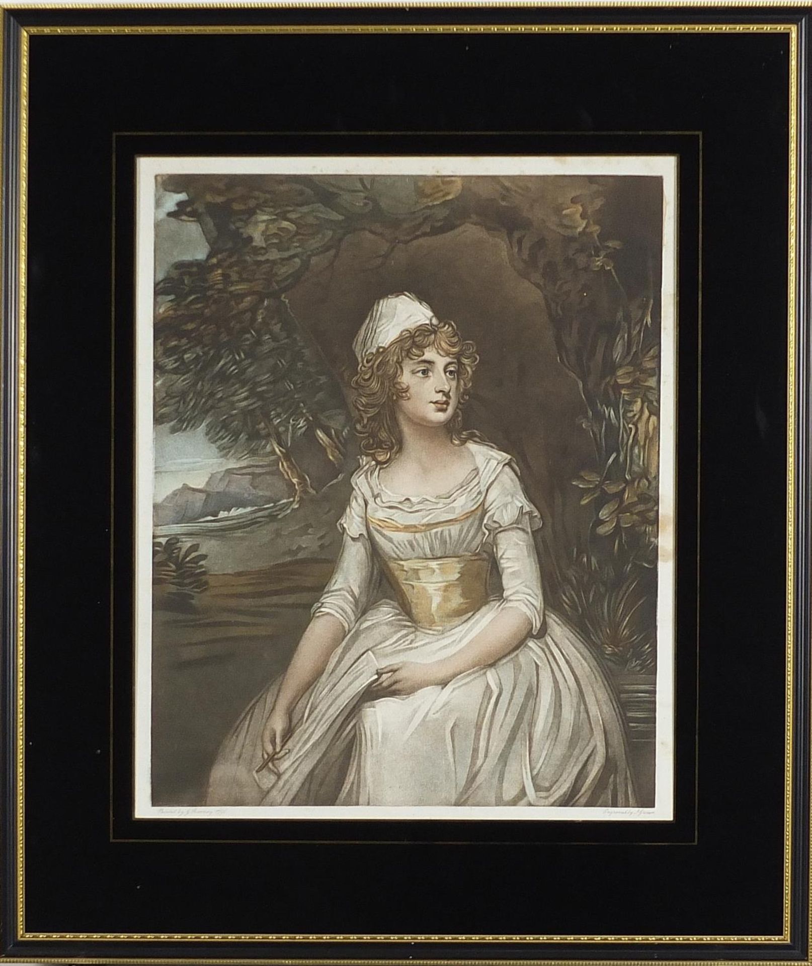After Sir Joshua Reynolds - Lady Lavinia Bingham, Countess Spencer and Lady Charlotte Feversham - Image 9 of 13