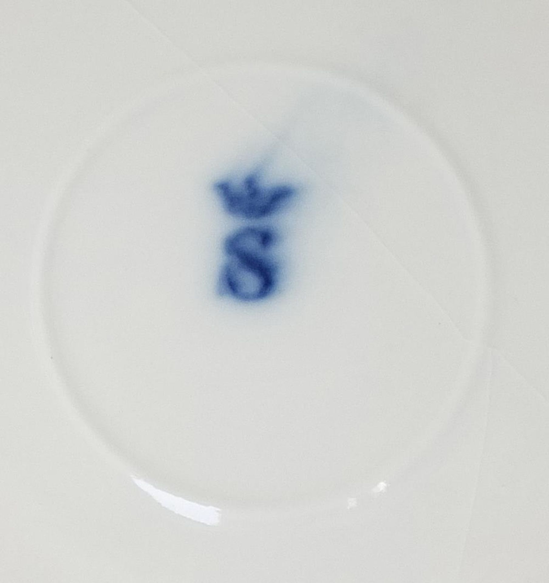 Forget-me-not porcelain fluted six piece tea set - Image 4 of 4