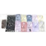 Charles Trywhitt, ten unopened men's 20 inch neck shirts and men's pure merino jumpers