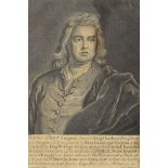 Charles Peter, Surgeon to King Charles II, King James II and King William III, antique engraving,