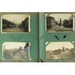 Collection of Edwardian and later topographical, social history and shipping postcards arranged in