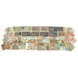 Collection of vintage and later world banknotes