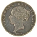 Victoria Young head 1845 half crown