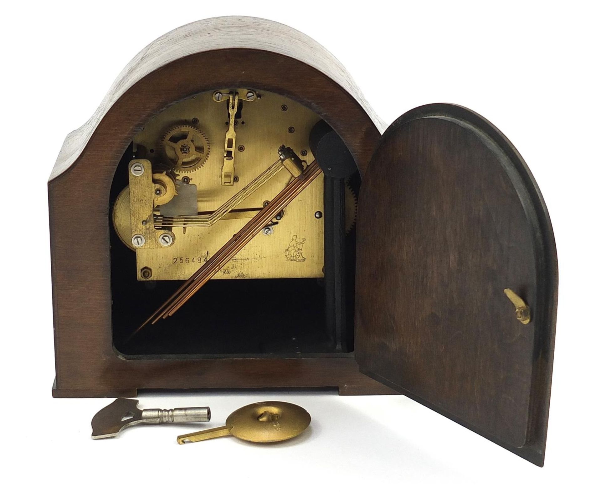 Bentima mantle clock with Westminster chime, 23cm high - Image 4 of 4
