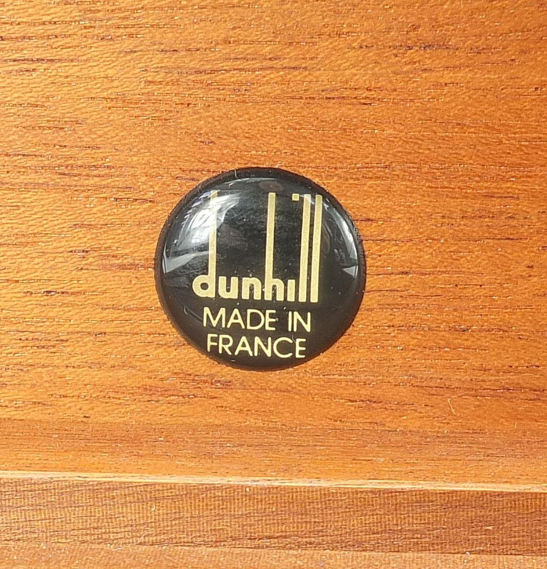 Dunhill burr walnut humidor, 8.5cm H x 25cm W x 21.5cm D - Image 3 of 4