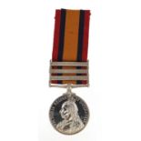 Victorian British military Queen's South Africa medal awarded to CAPT.&QR.MR.T.KINLOCH.RL.SUSSEX.