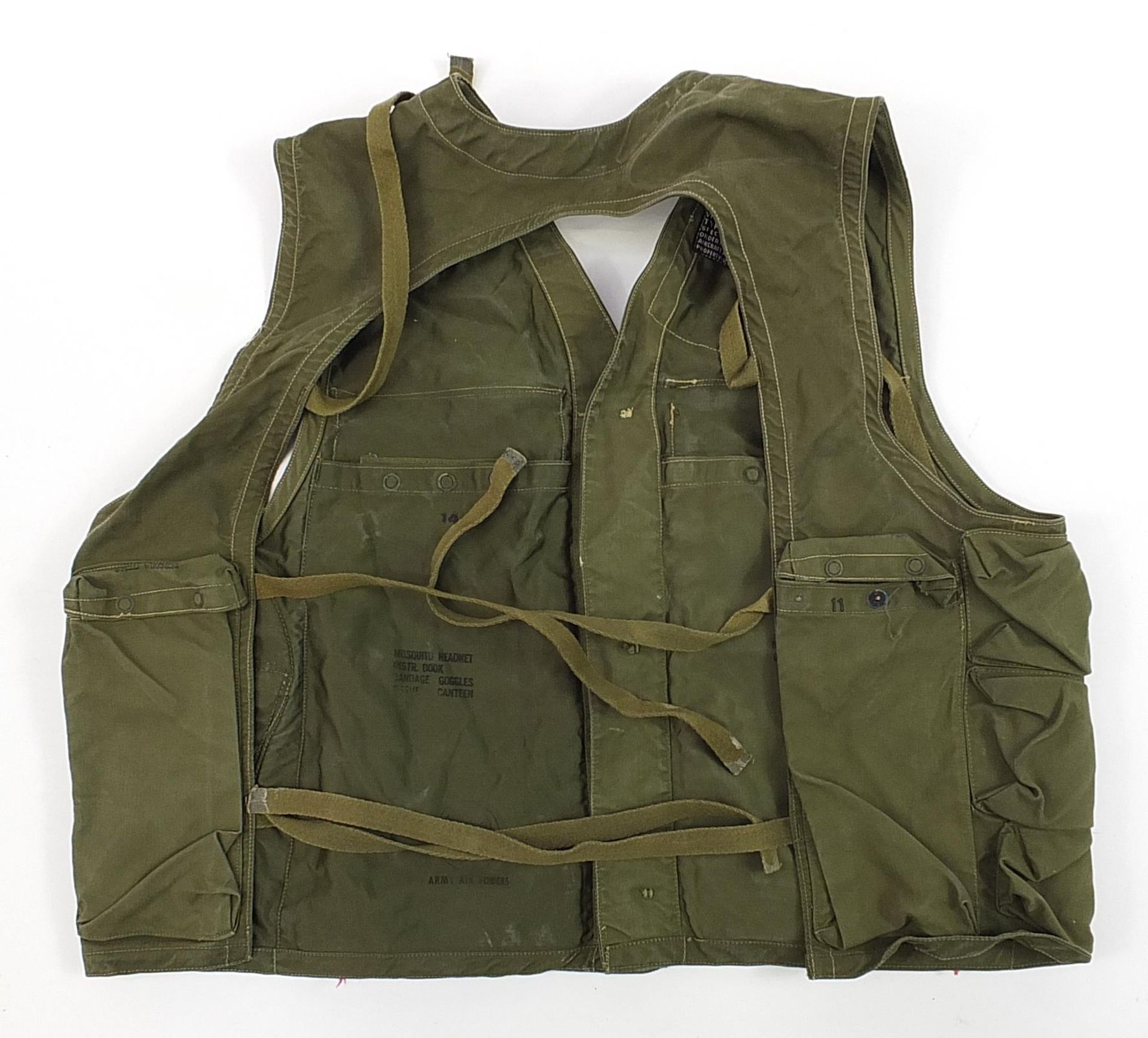 Military interest World War II C-1 Emergency USAAF waistcoat with holster - Image 2 of 3