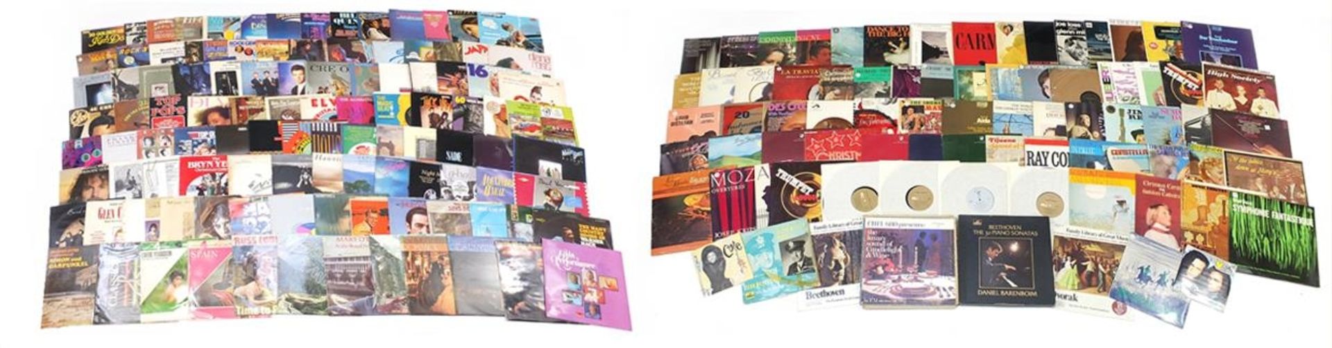 Vinyl LPs including Ken Dodd, James Last, David Bowie, Diana Ross, George Harrison and Rick Astley