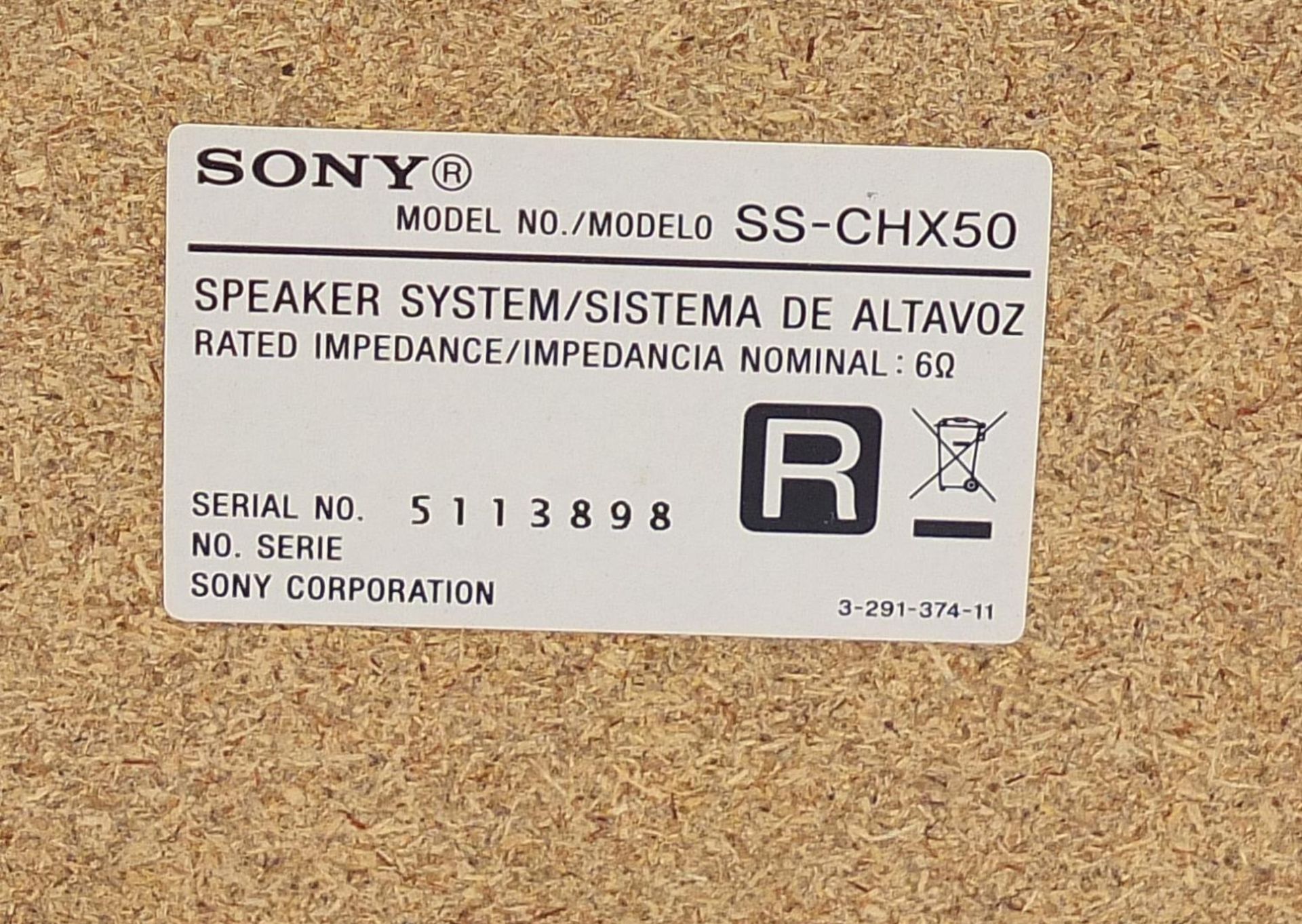 Sony Micro HiFi component system with speakers and box, model CMT-HX80R - Image 4 of 4