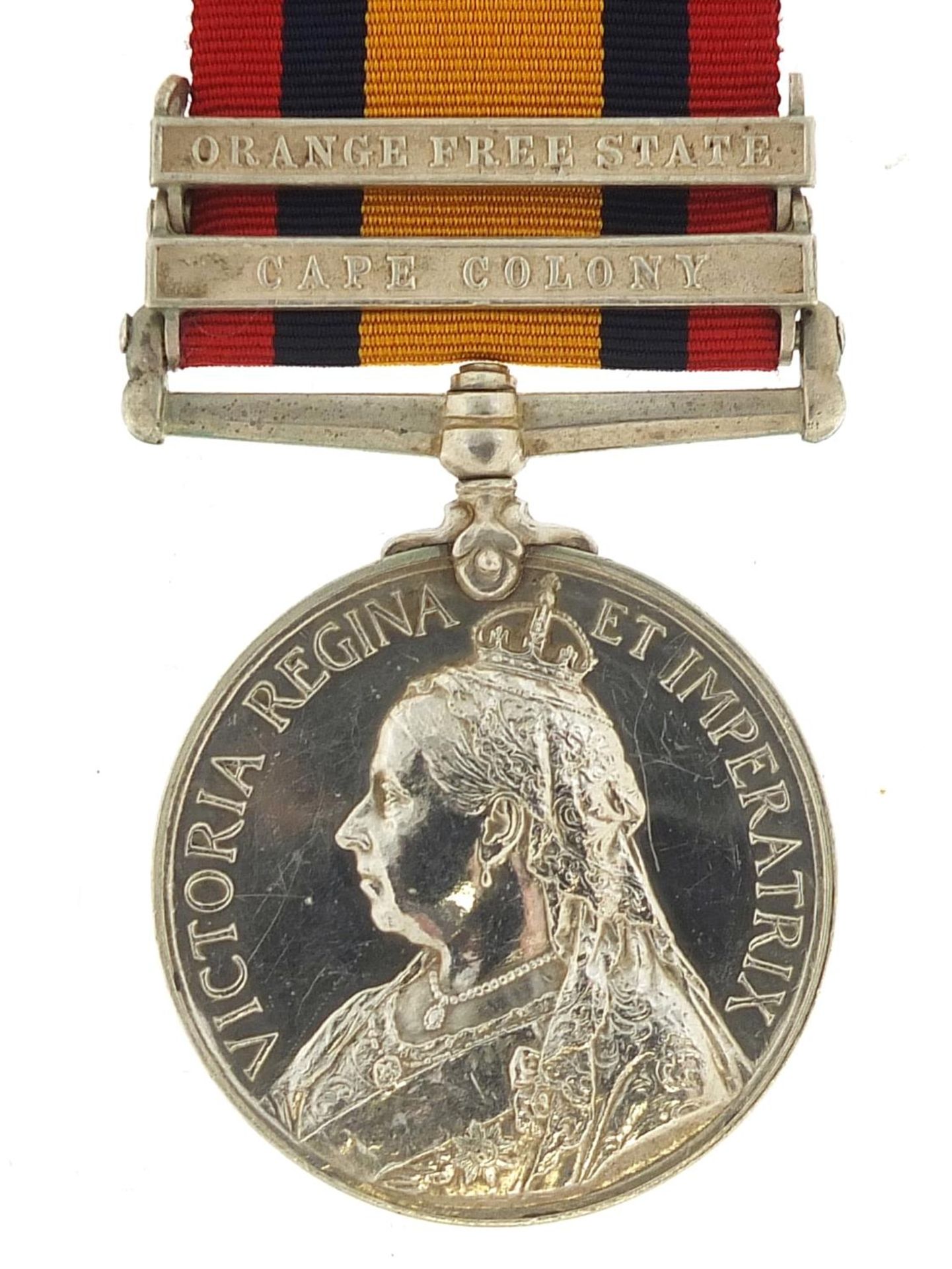 Victorian British military Queen's South Africa medal awarded to 5811PTEH.OVERY.1:RL.SUSSEXREGT