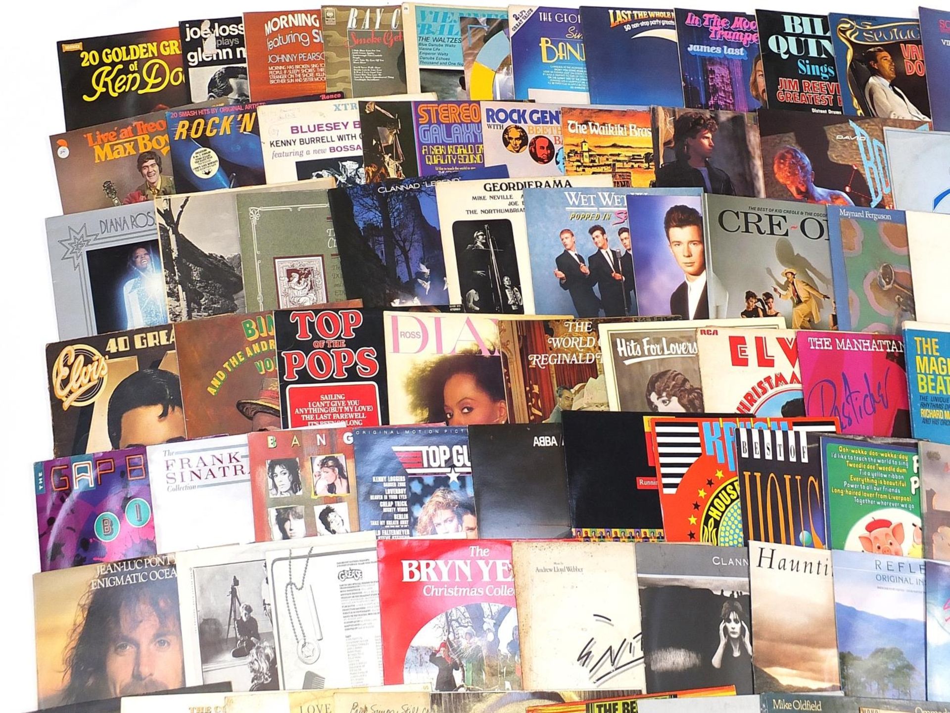 Vinyl LPs including Ken Dodd, James Last, David Bowie, Diana Ross, George Harrison and Rick Astley - Image 3 of 11