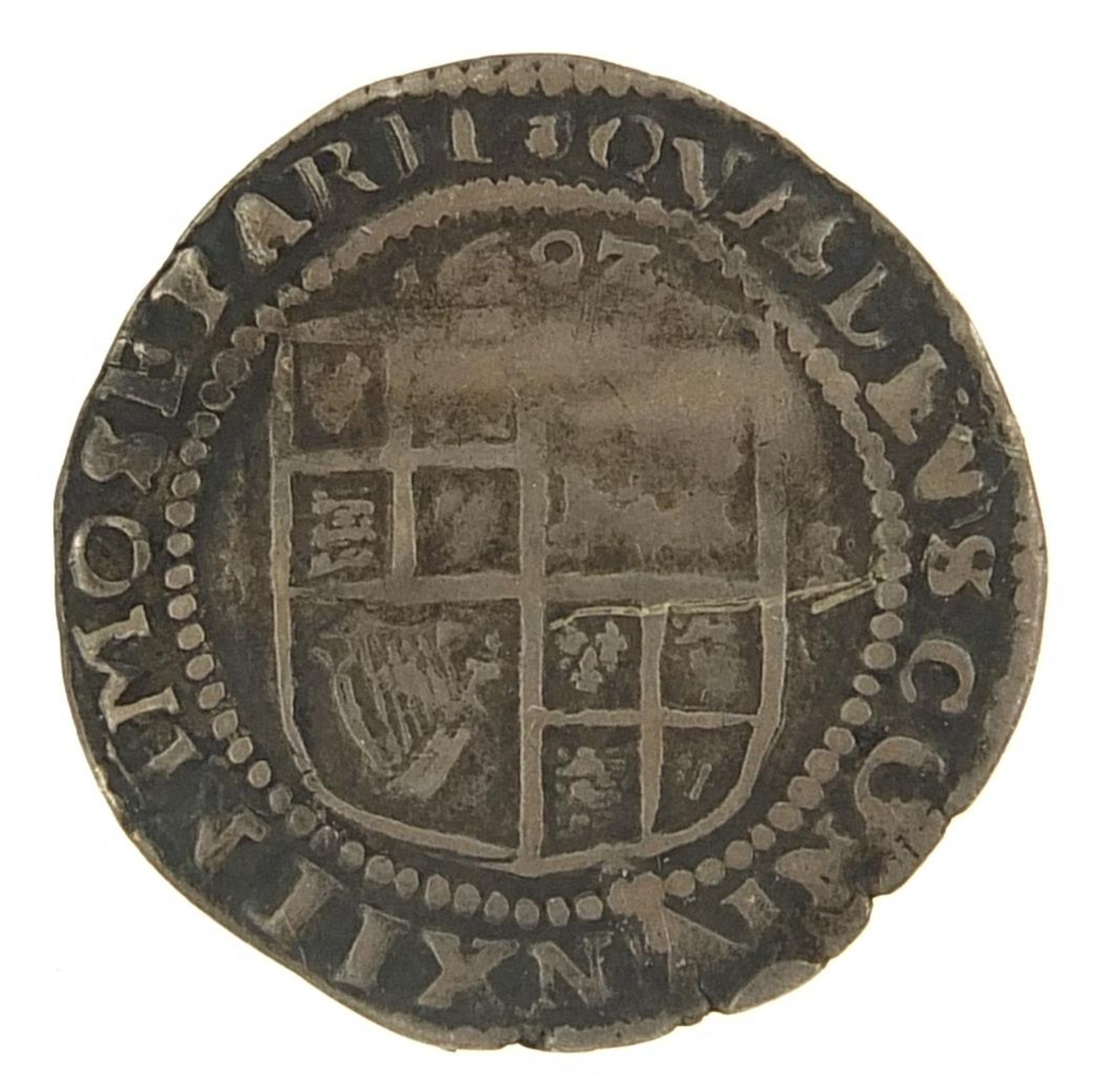 James I hammered silver sixpence, second bust - Image 2 of 2