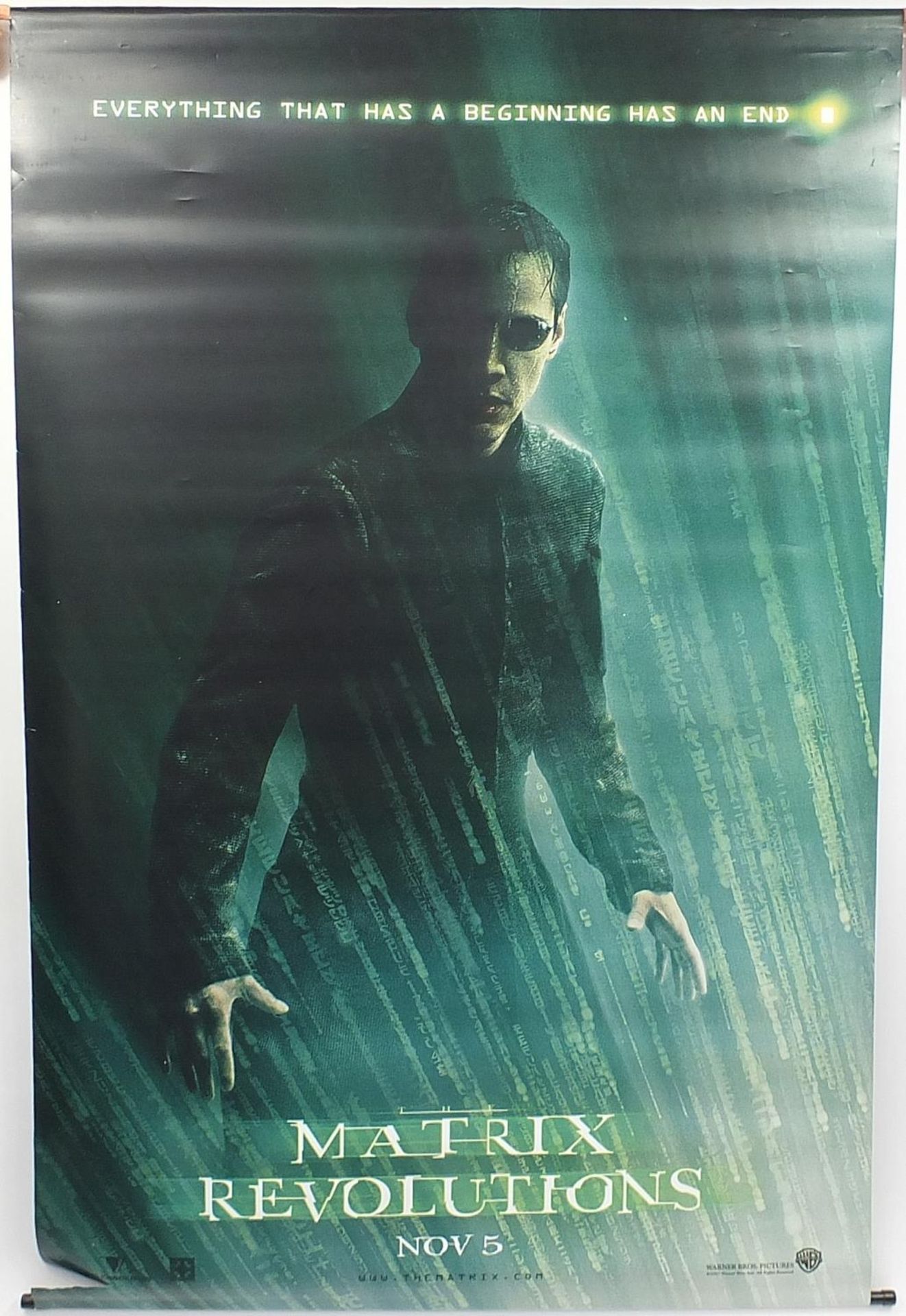Three Matrix film banners, 185cm x 122cm - Image 9 of 10