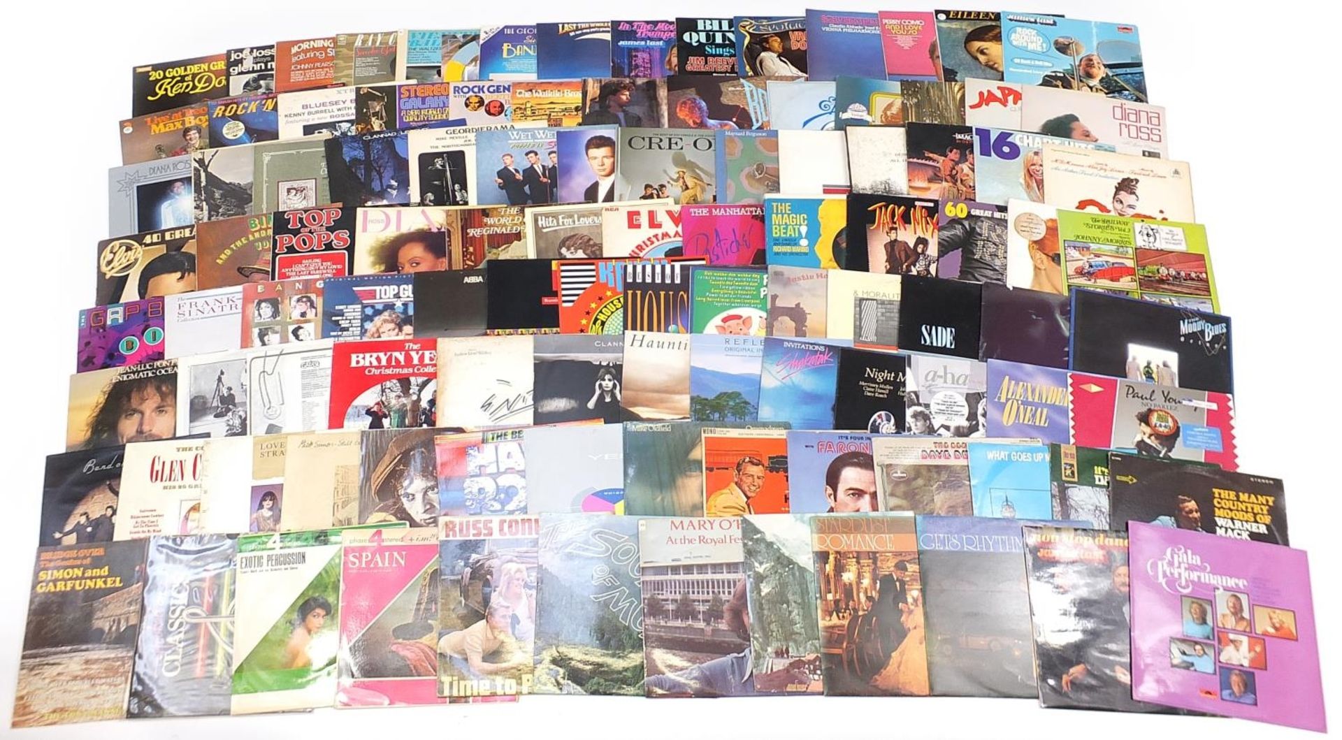 Vinyl LPs including Ken Dodd, James Last, David Bowie, Diana Ross, George Harrison and Rick Astley - Image 2 of 11