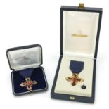 Two Norwegian military interest Order of Merit medals including a silver 925S and enamel example