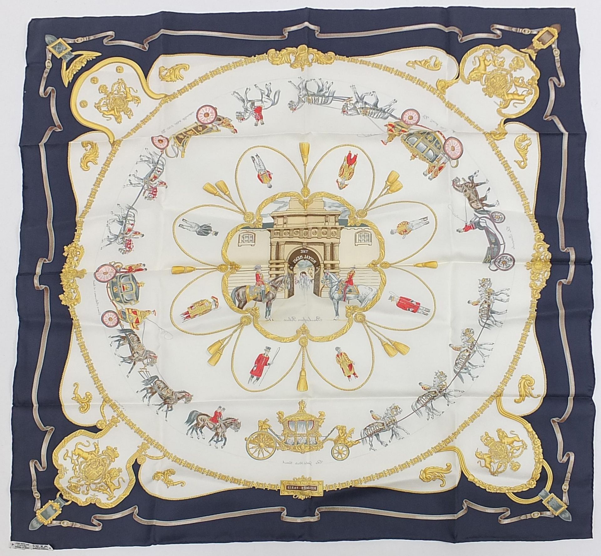 Hermes silk scarf, 88cm x 88cm - Image 2 of 2