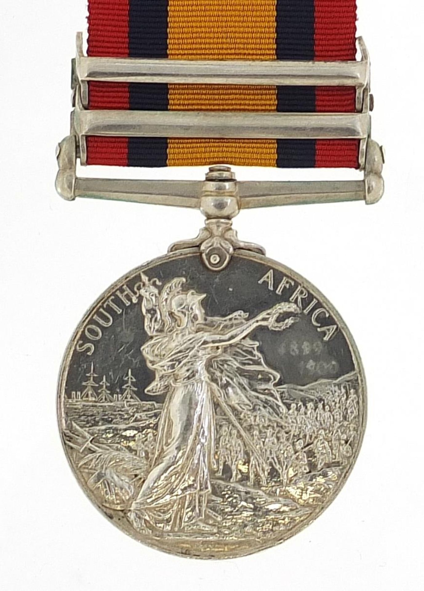 Victorian British military Queen's South Africa medal awarded to 5811PTEH.OVERY.1:RL.SUSSEXREGT - Image 3 of 4