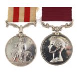 Victorian British military pair relating to Sargeant Major Michael Hoey, comprising India Mutiny