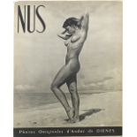 Rare NUS Erotic Art French Photographic Magazine, Photos Originales d'Andre de Dienes, Paris