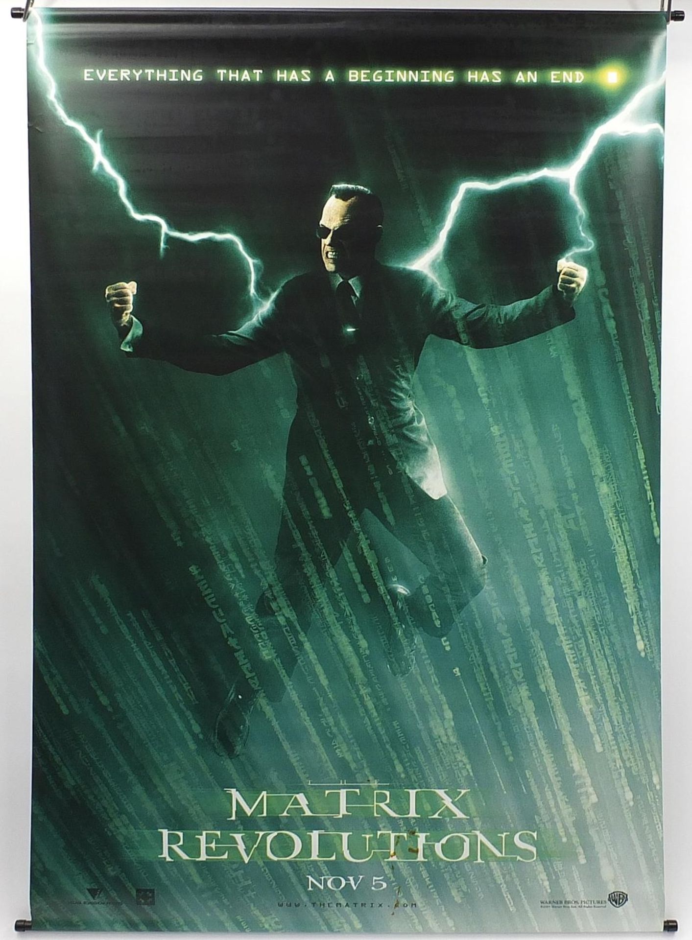 Three Matrix film banners, 185cm x 122cm - Image 3 of 10