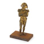 Gilt bronze figure of Napoleon Bonaparte, 13.5cm high