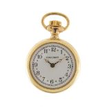 Chalcraft, ladies 9ct gold fob watch, 22mm in diameter, 10.0g